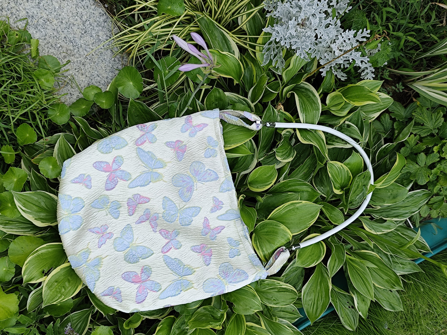 White Butterfly Handmade Bag